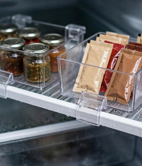 35 Kitchen Storage Ideas for Every Cabinet, Counter and Corner 34 Fridge Door Bins – kitchen storage ideas