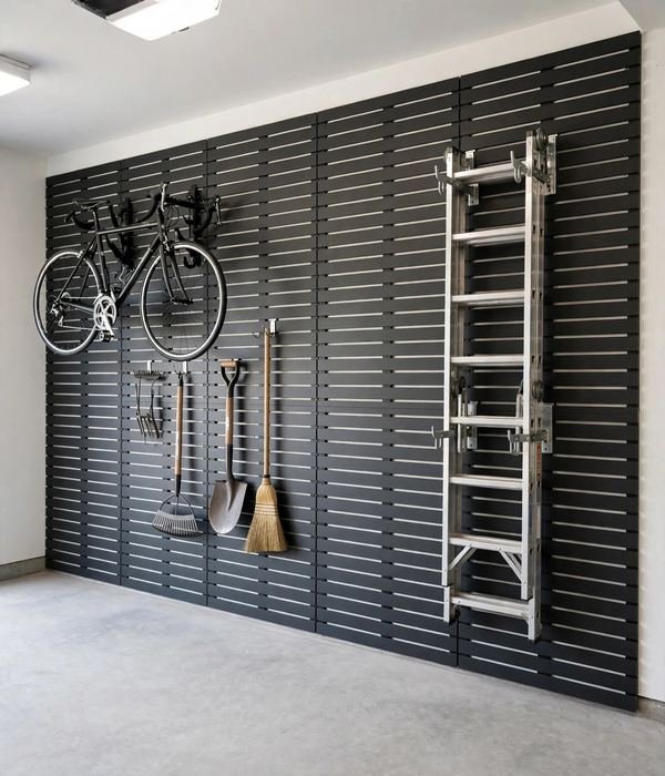 25 Organization Gifts for People Who Love a Tidy Home 25 Garage Slatwall Track Kit