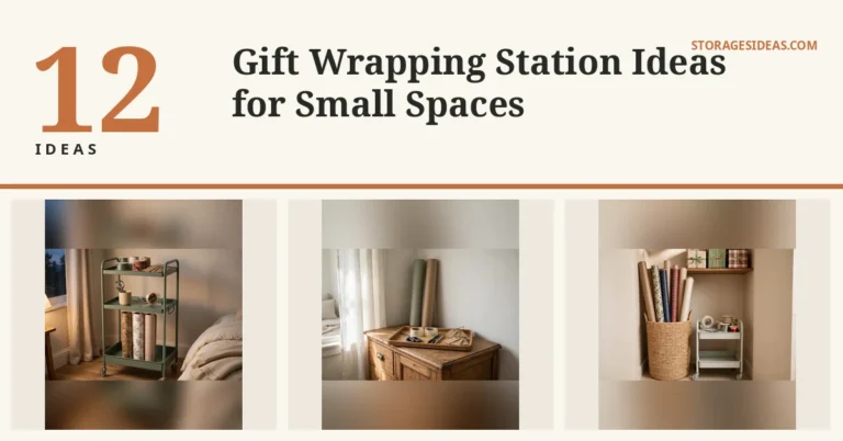 12 Gift Wrapping Station Ideas for Small Spaces 15 12 Gift Wrapping Station Ideas for Small Spaces