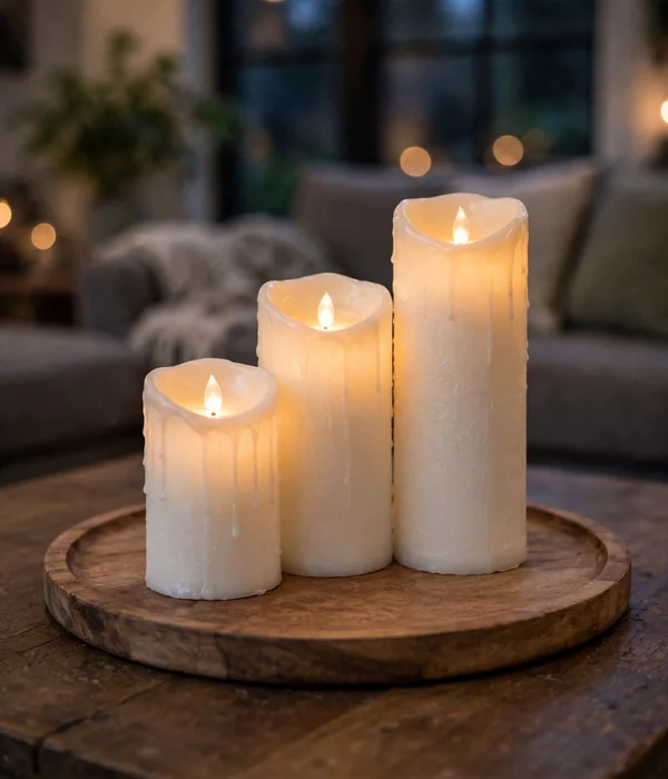 12 Minimalist Christmas Decor Ideas for a Calm, Clutter-Free Home 8 Go Flameless – minimalist christmas decor