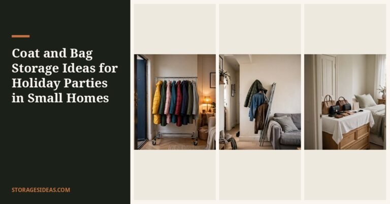 8 Coat and Bag Storage Ideas for Holiday Parties in Small Homes