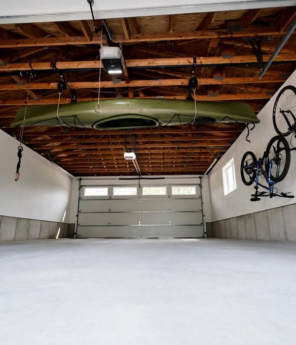 Hang Bikes, Kayaks, and Paddleboards Overhead – winterize garage