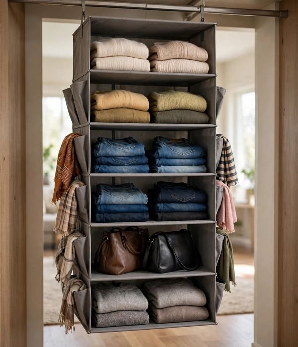 25 Organization Gifts for People Who Love a Tidy Home 13 Hanging Closet Shelf Organizer – organization gifts