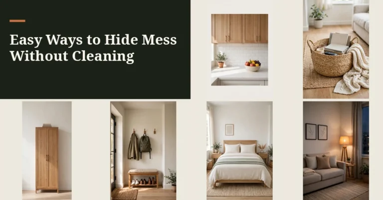 11 Easy Ways to Hide Mess Without Cleaning 12 11 Easy Ways to Hide Mess Without Cleaning