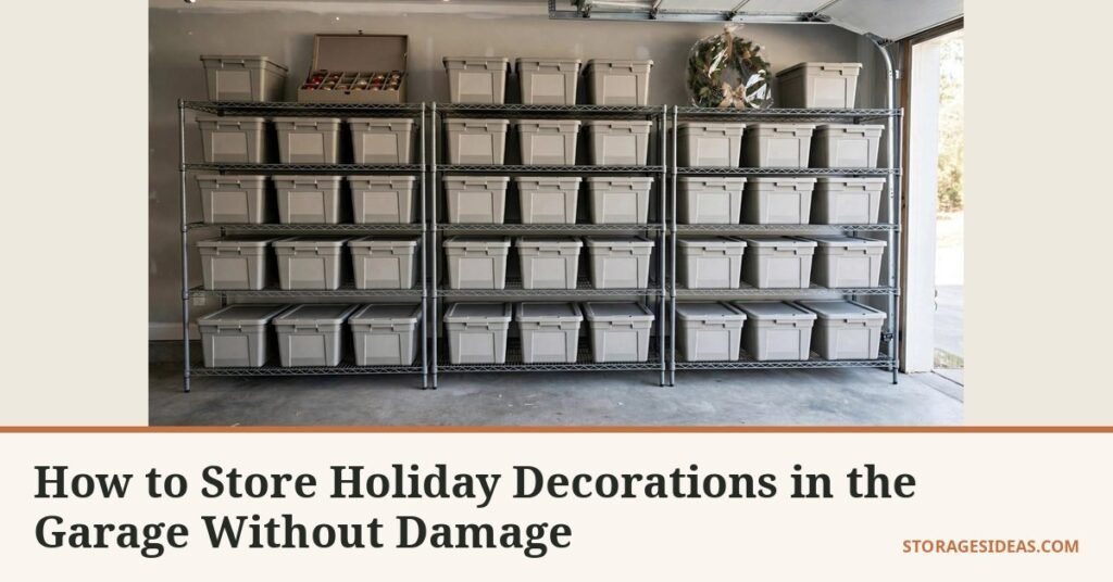 How to Store Holiday Decorations in the Garage Without Damage