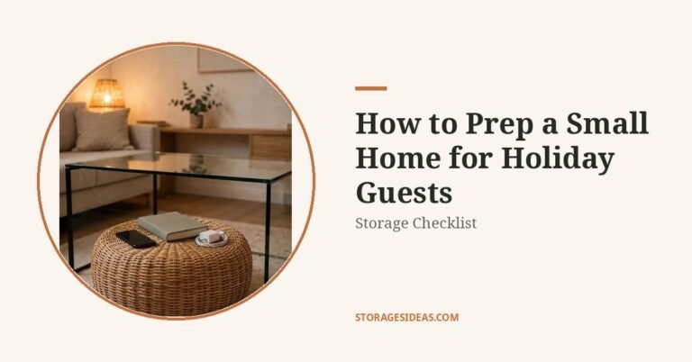 How to Prep a Small Home for Holiday Guests: Storage Checklist 4 How to Prep a Small Home for Holiday Guests: Storage Checklist