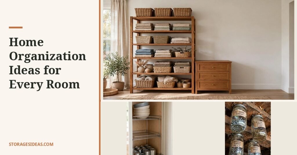 50 Home Organization Ideas for Every Room 2 50 Home Organization Ideas for Every Room