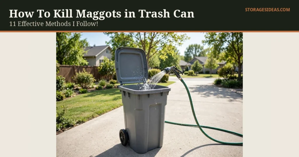 How To Kill Maggots in Trash Can: 11 Effective Methods I Follow!
