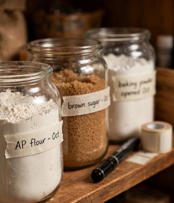 12 Pantry Organization Ideas Before Holiday Baking Season 11 Label and Date Everything: Your Future Self Is Forgetful – holiday baking pantry organization