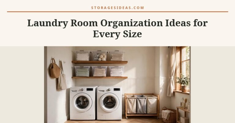 25 Laundry Room Organization Ideas for Every Size