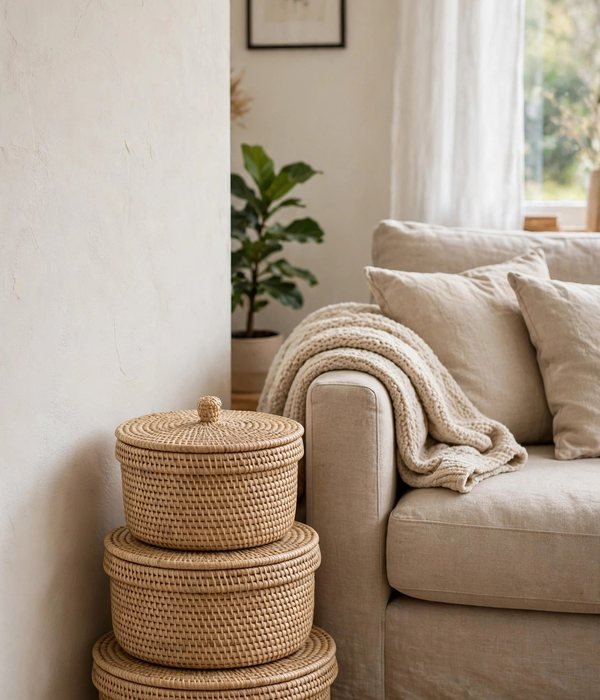 50 Home Organization Ideas for Every Room 30 Lidded Basket System