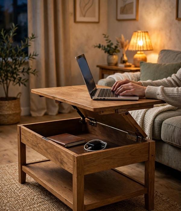 Lift-Top Coffee Table