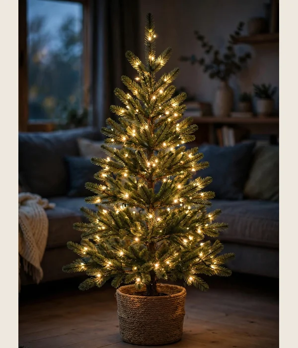12 Minimalist Christmas Decor Ideas for a Calm, Clutter-Free Home 5 Light It From the Inside – minimalist christmas decor