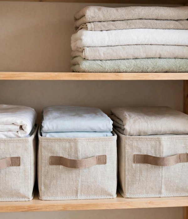 12 Gifts for People Living in Small Apartments 14 Linen Spray and Collapsible Fabric Boxes