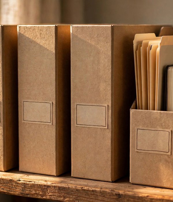 Magazine Files for Active Projects – home office storage ideas
