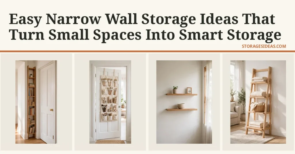 10 Easy Narrow Wall Storage Ideas That Turn Small Spaces Into Smart Storage