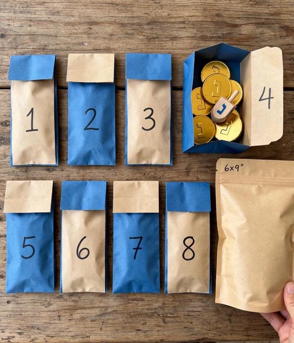 Nightly Gelt Bags and Mini Gift Pouches