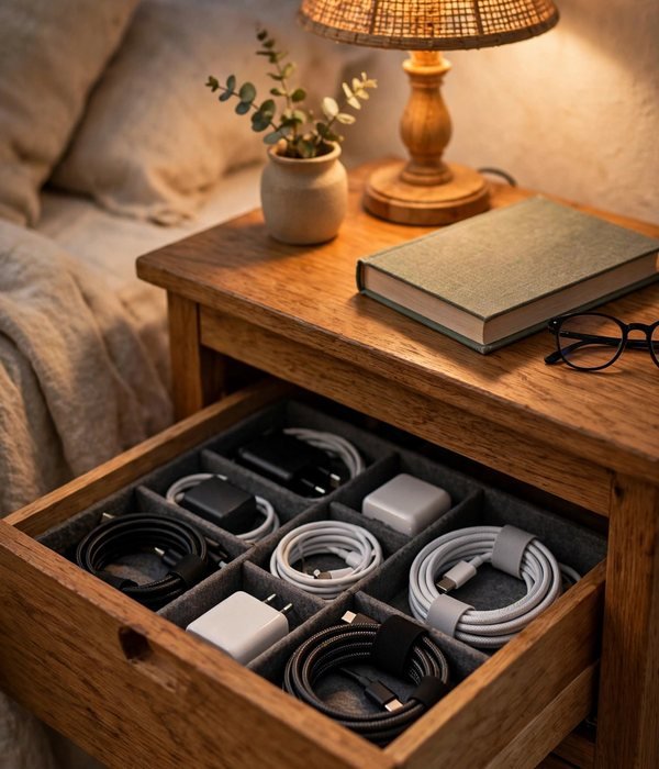 50 Home Organization Ideas for Every Room 24 Nightstand With a Drawer – home organization ideas