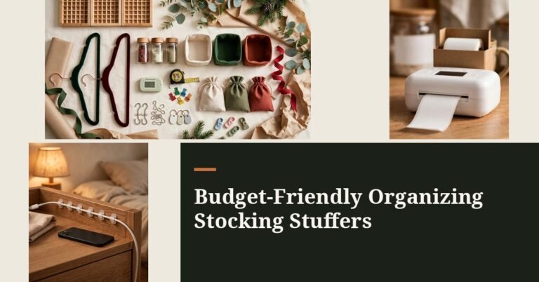 20 Budget-Friendly Organizing Stocking Stuffers