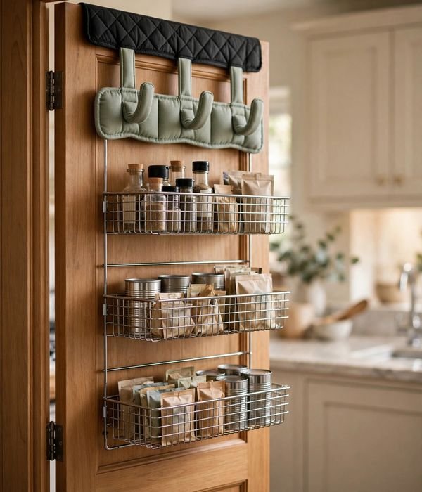 25 Organization Gifts for People Who Love a Tidy Home 18 Over-the-Door 3-Tier Wire Pantry Rack – organization gifts