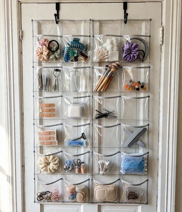 25 Organization Gifts for People Who Love a Tidy Home 10 Over-the-Door Clear Pocket Organizer – organization gifts