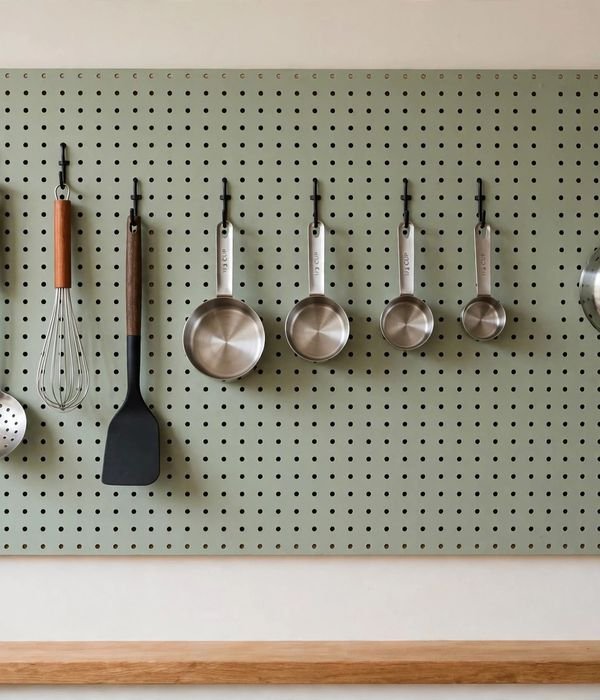 35 Kitchen Storage Ideas for Every Cabinet, Counter and Corner 24 Pegboard Wall – kitchen storage ideas