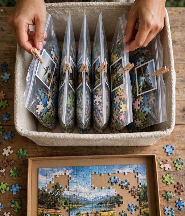 30 Toy Storage Ideas for Bedrooms, Playrooms and Living Rooms 23 Puzzle Storage: Ditch the Boxes – toy storage ideas