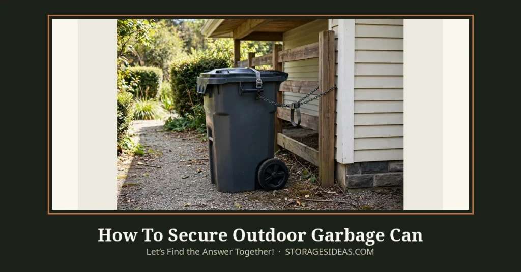 How To Secure Outdoor Garbage Can: Let’s Find the Answer Together!
