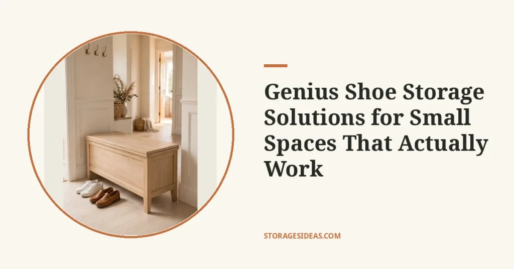 Genius Shoe Storage Solutions for Small Spaces That Actually Work