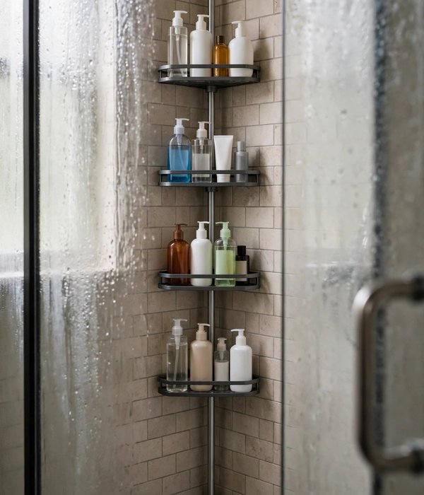 50 Home Organization Ideas for Every Room 23 Shower Tension Caddy – home organization ideas