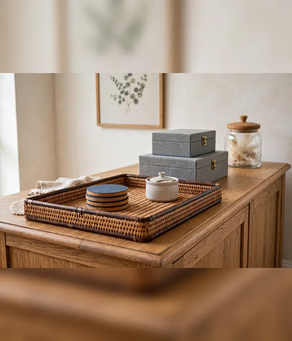 Sideboard-Top Styling That Stores