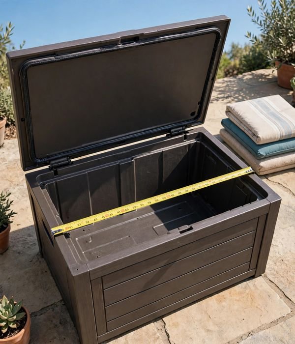 9 Patio Furniture and Cushion Winter Storage Ideas 4 Size a Deck Box to Your Cushion Set – patio furniture winter storage