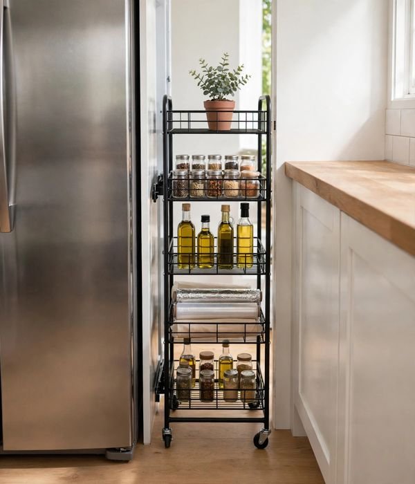 25 Organization Gifts for People Who Love a Tidy Home 16 Slim 5-Tier Rolling Cart – organization gifts