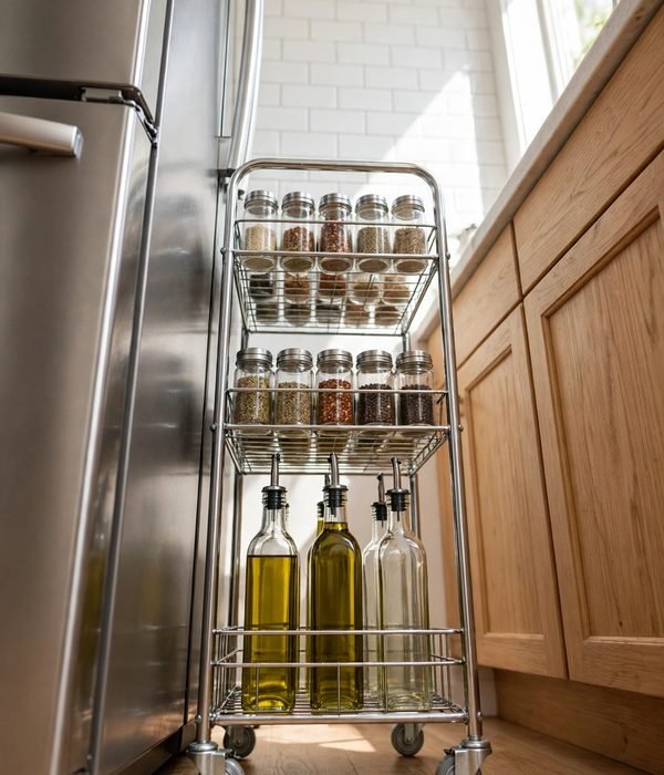 15 Practical Gifts for New Homeowners (Storage Edition) 4 Slim Gap Storage Cart
