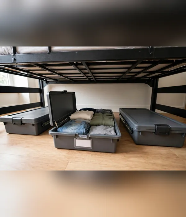 10 Dorm Room Organization Gifts College Students Actually Use 4 Slim Under-Bed Storage Bins – dorm organization gifts