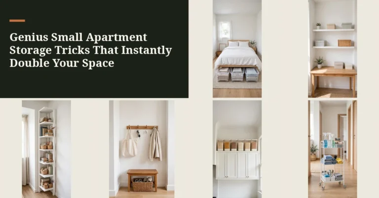 17 Genius Small Apartment Storage Tricks That Instantly Double Your Space