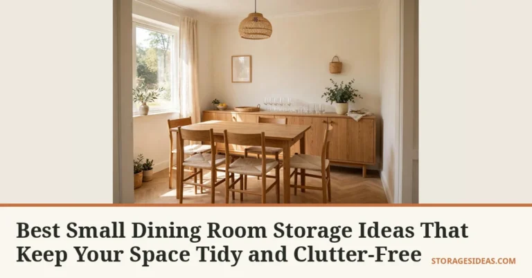 10 Best Small Dining Room Storage Ideas That Keep Your Space Tidy and Clutter-Free 4 10 Best Small Dining Room Storage Ideas That Keep Your Space Tidy and Clutter-Free