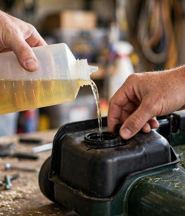 Stabilize Small-Engine Fuel – winterize garage