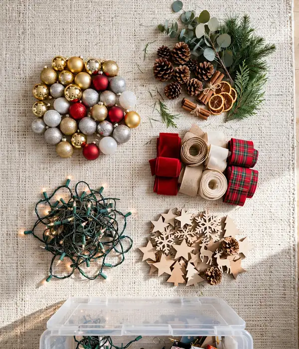 12 Minimalist Christmas Decor Ideas for a Calm, Clutter-Free Home 3 Start With the Box You Already Own