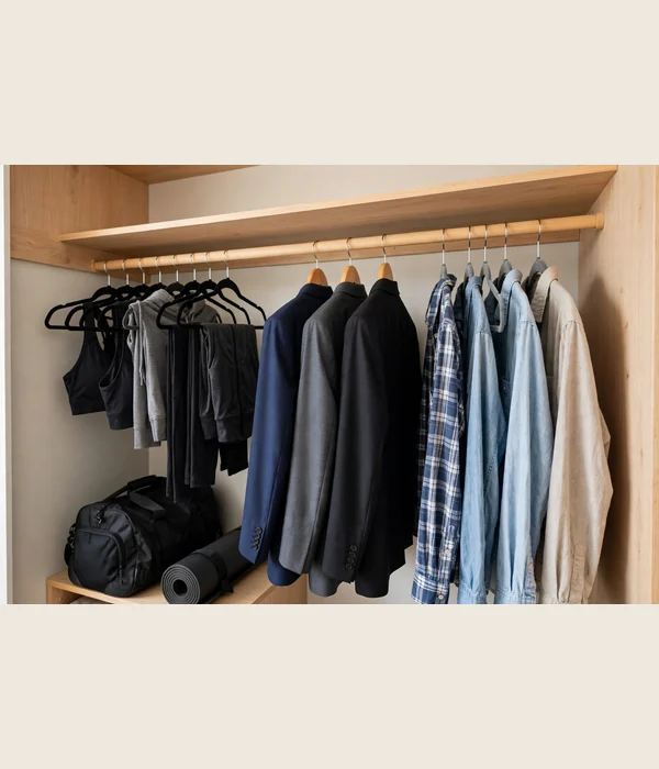 How to Organize a Closet in 8 Steps (and Keep It That Way) 7 Step 5: Zone It by Use, Not by Type