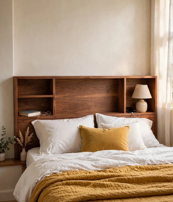 30 Bedroom Storage Ideas for Clothes, Shoes and Everything Else 8 Storage Headboard – bedroom storage ideas