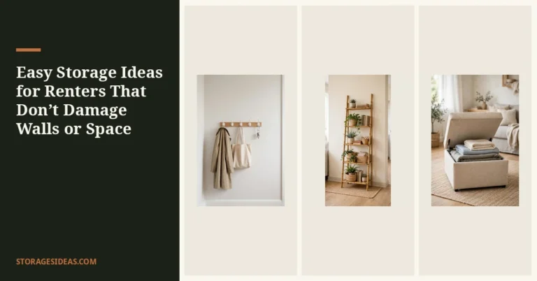 15 Easy Storage Ideas for Renters That Don't Damage Walls or Space 5 15 Easy Storage Ideas for Renters That Don’t Damage Walls or Space