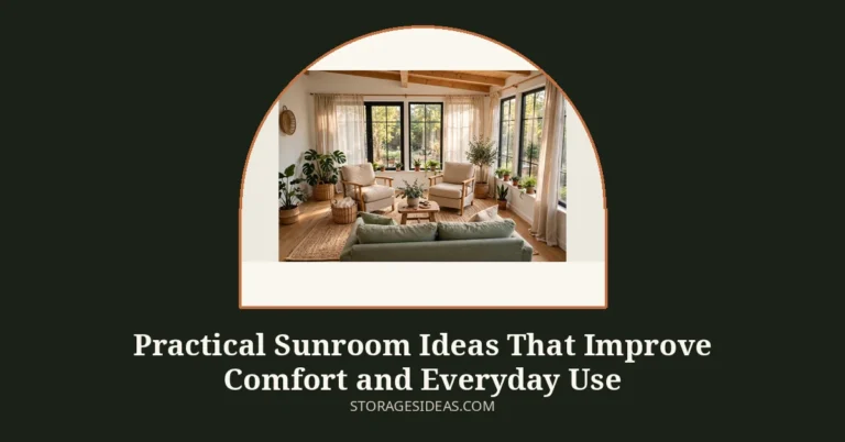 9 Practical Sunroom Ideas That Improve Comfort and Everyday Use