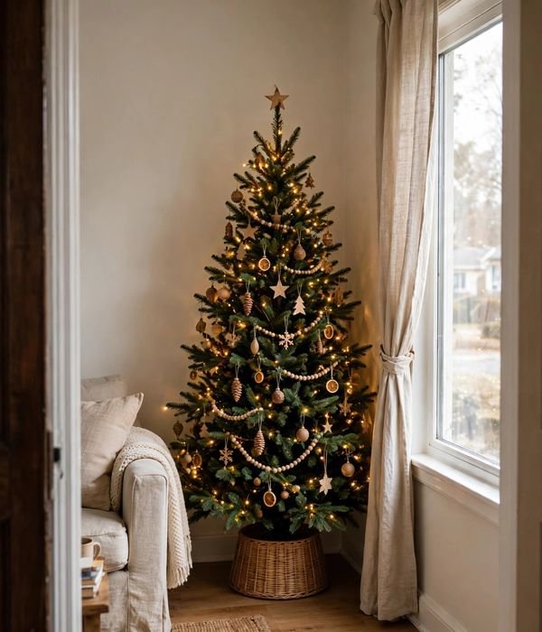 The Corner (Quarter) Tree – small christmas tree ideas