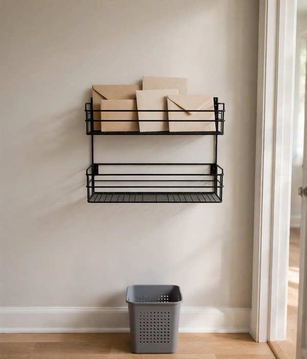 The Mail Tray Rule – living room storage ideas