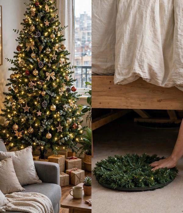 The Pre-Lit Pop-Up Tree – small christmas tree ideas