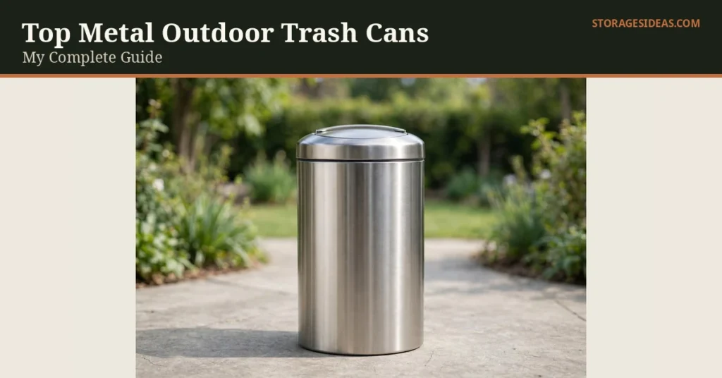 Top Metal Outdoor Trash Cans: My Complete Guide