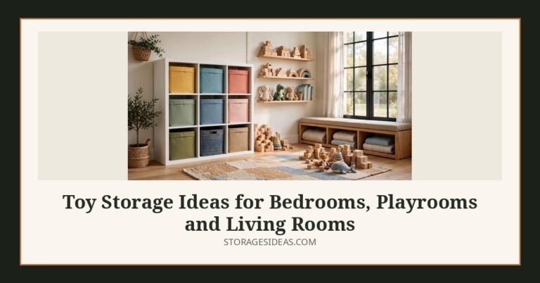 30 Toy Storage Ideas for Bedrooms, Playrooms and Living Rooms