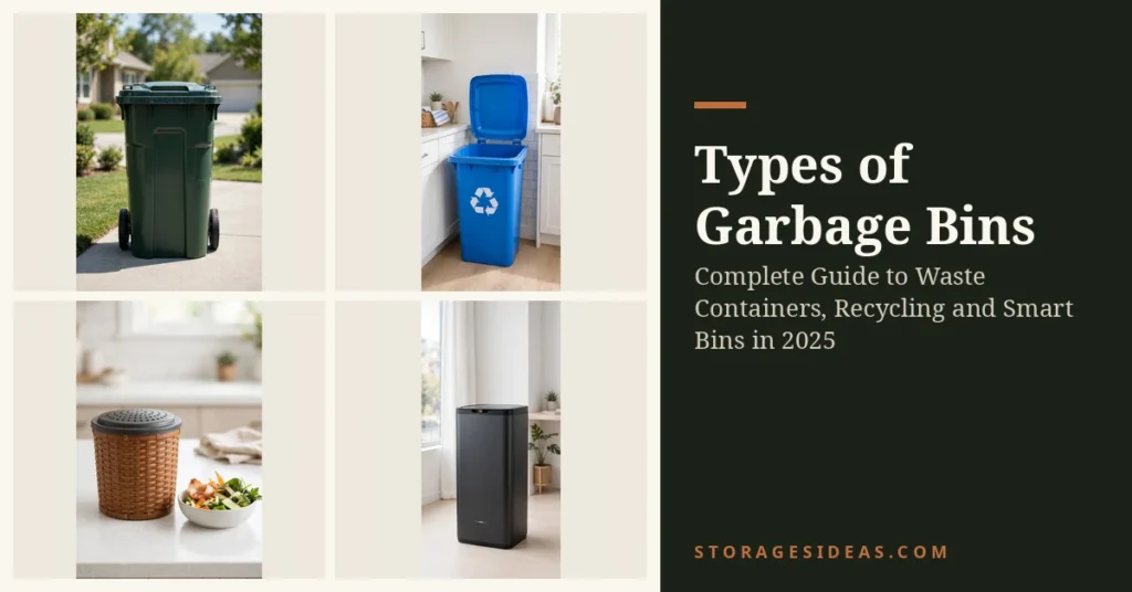Types of Garbage Bins: Complete Guide to Waste Containers, Recycling and Smart Bins in 2025