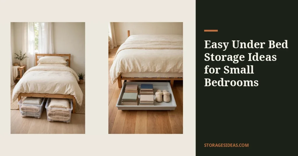 10 Easy Under Bed Storage Ideas for Small Bedrooms